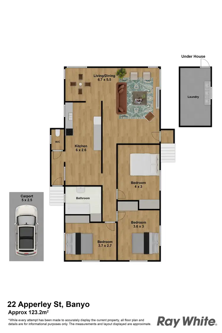 Floorplan of Homely house listing, 22 Apperley Street, Banyo QLD 4014