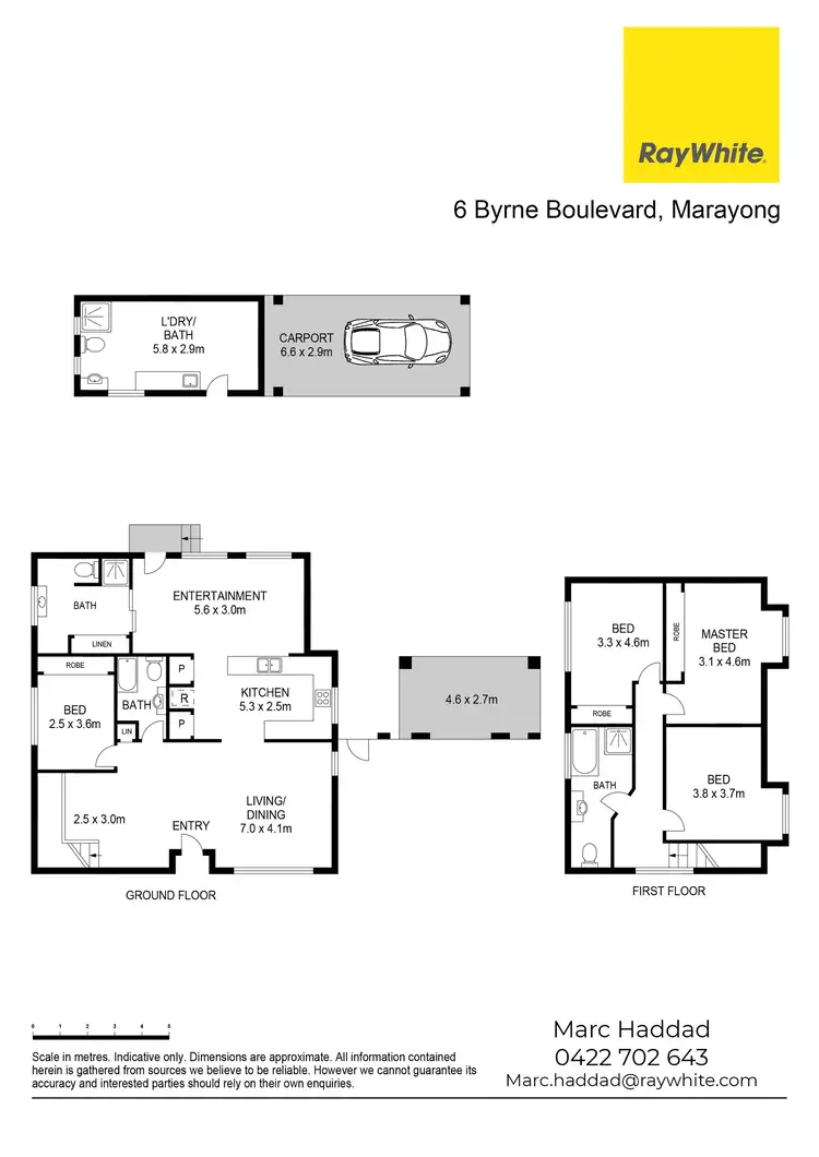 Floorplan of Homely house listing, 6 Byrne Boulevard, Marayong NSW 2148