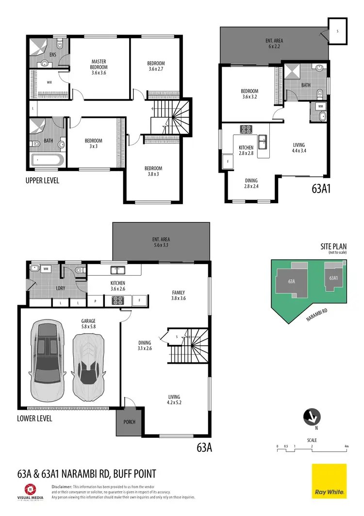 Floorplan of Homely house listing, 63A & 1/63A Narambi Road, Buff Point NSW 2262