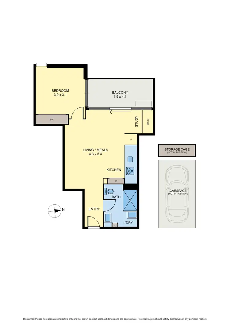 Floorplan of Homely apartment listing, 603/27 Wilson Avenue, Brunswick VIC 3056