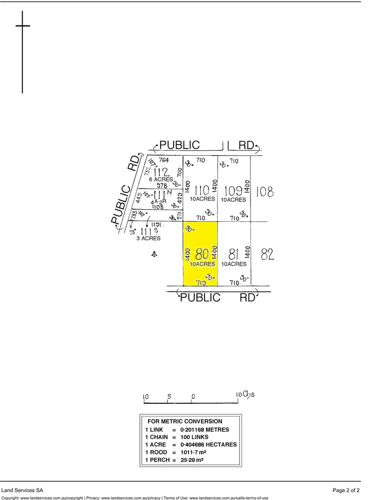 Floorplan of Homely land listing, Lot 80 Richards Road, Port Broughton SA 5522