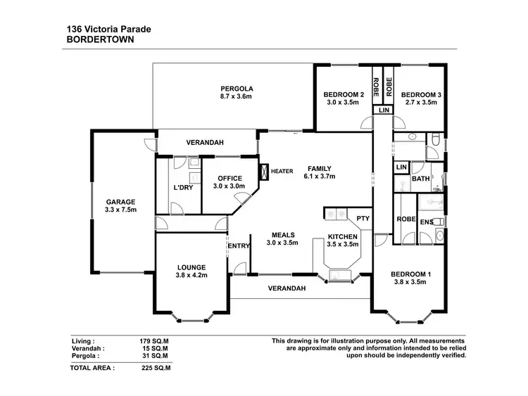 Floorplan of Homely house listing, 136 Victoria Parade, Bordertown SA 5268
