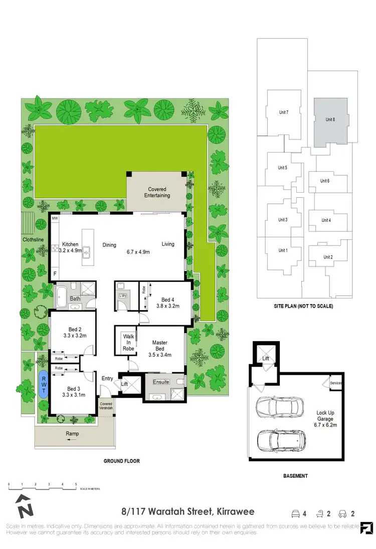 Floorplan of Homely villa listing, 8/117 Waratah Street, Kirrawee NSW 2232