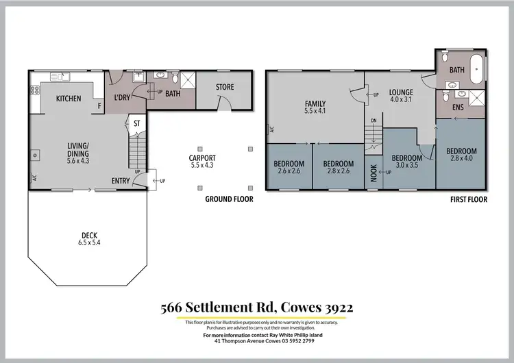 Floorplan of Homely house listing, 566 Settlement Road, Cowes VIC 3922