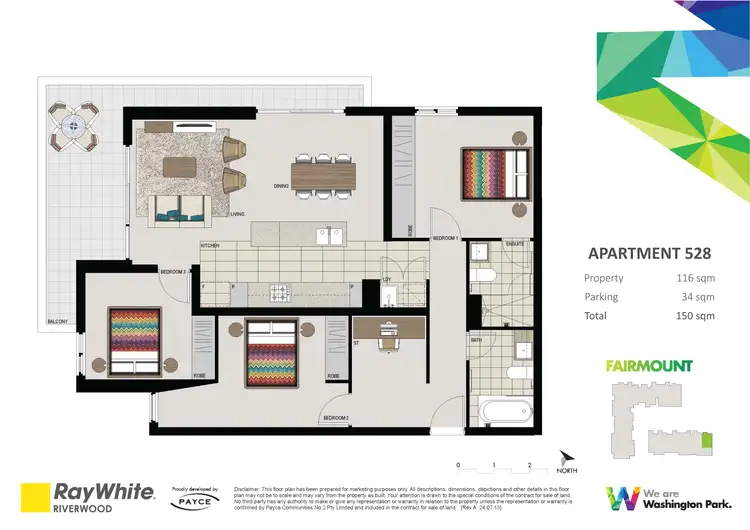 Floorplan of Homely apartment listing, 528/1 Vermont Crescent, Riverwood NSW 2210