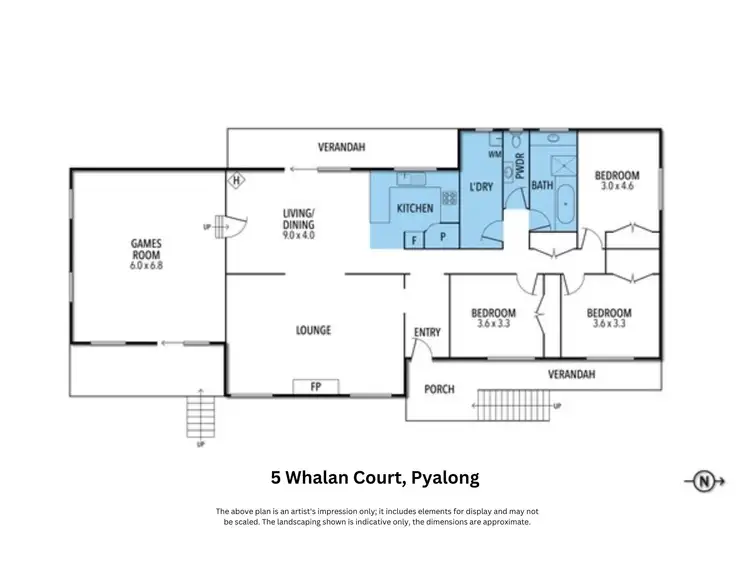 Floorplan of Homely rural property listing, 5 Whalan Court, Pyalong VIC 3521