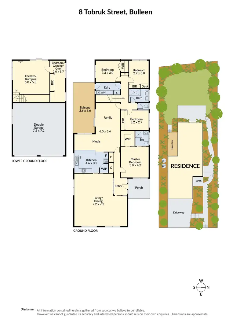 Floorplan of Homely house listing, 8 Tobruk Street, Bulleen VIC 3105
