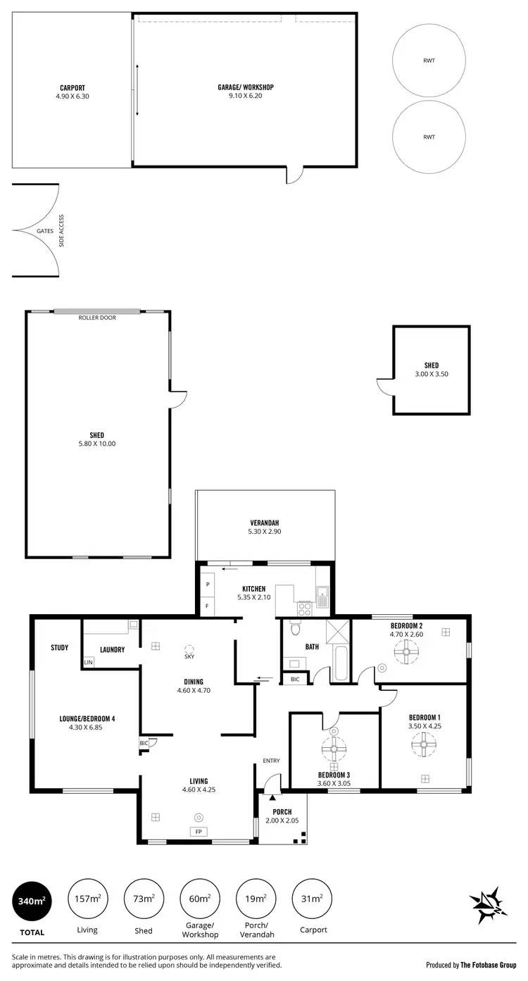 Floorplan of Homely house listing, 8 Nottage Road, Meadows SA 5201