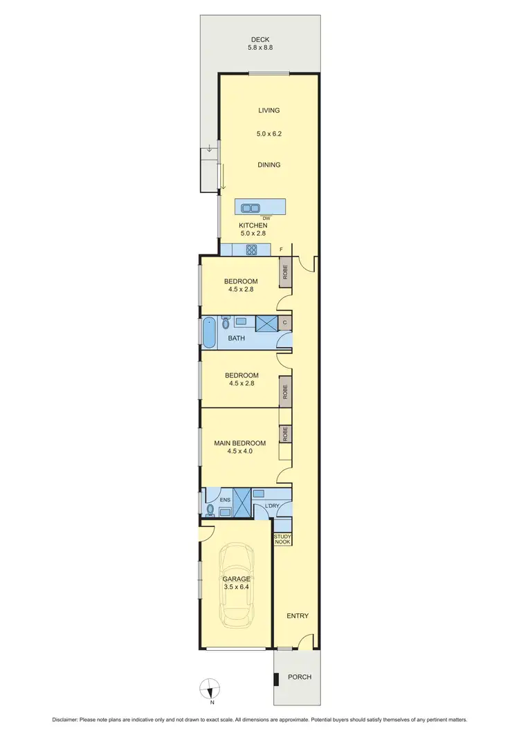 Floorplan of Homely house listing, 29A Marlborough Street, Fawkner VIC 3060