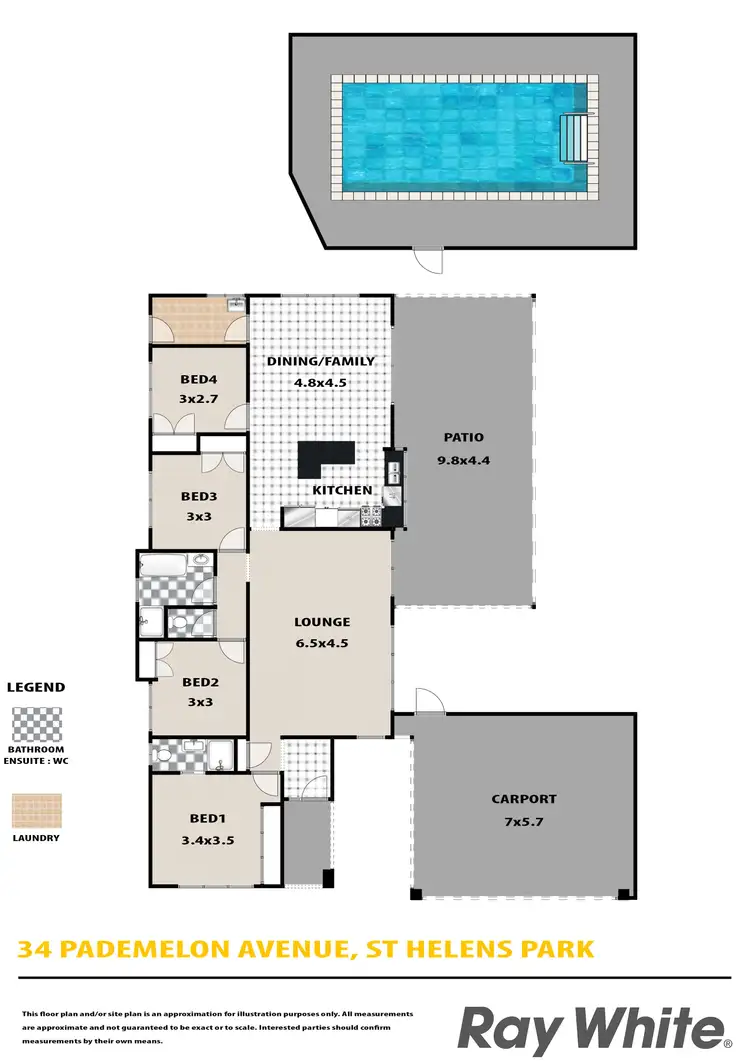 Floorplan of Homely house listing, 34 Pademelon Avenue, St Helens Park NSW 2560