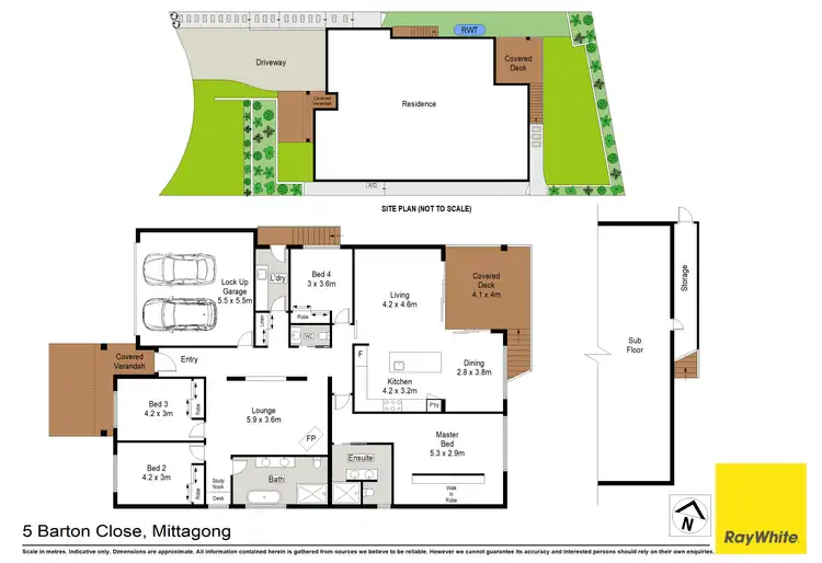 Floorplan of Homely house listing, 5 Barton Close, Mittagong NSW 2575