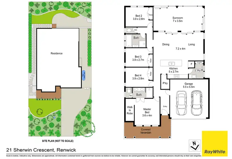 Floorplan of Homely house listing, 21 Sherwin Crescent, Renwick NSW 2575
