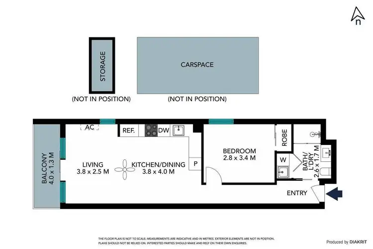 Floorplan of Homely apartment listing, 513/35 Plenty Road, Preston VIC 3072