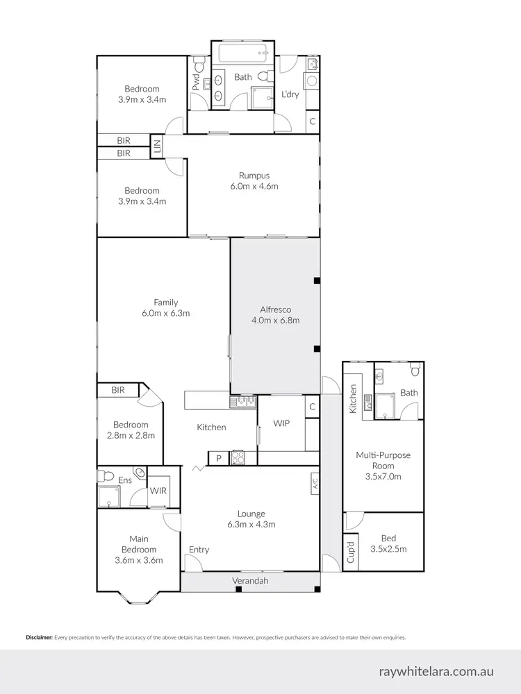 Floorplan of Homely house listing, 6 Sherwood Grove, Lara VIC 3212