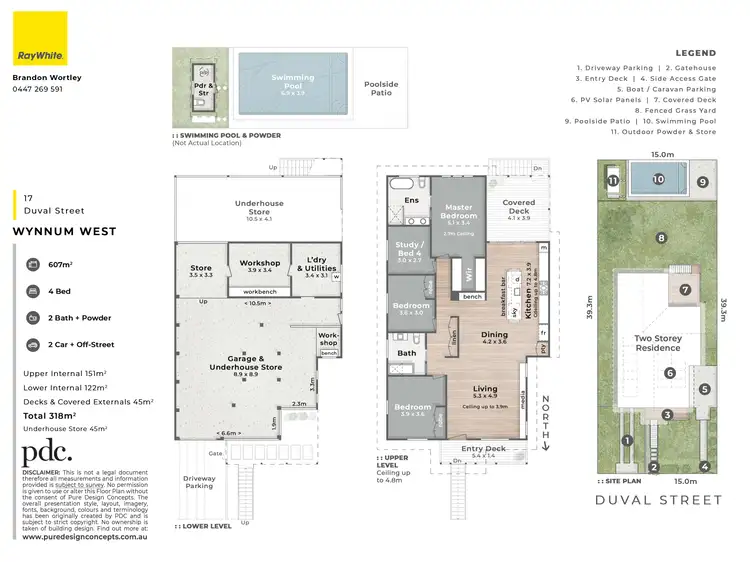 Floorplan of Homely house listing, 17 Duval Street, Wynnum West QLD 4178