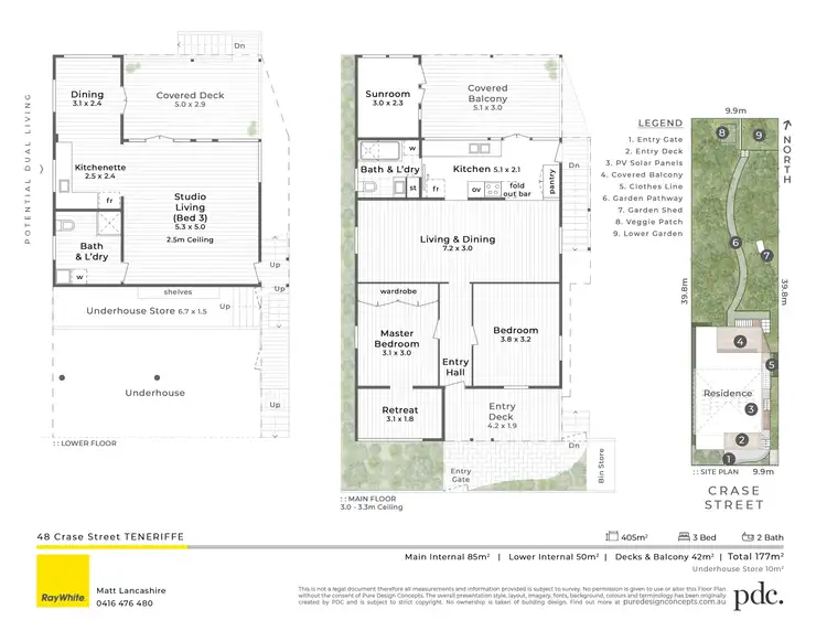 Floorplan of Homely house listing, 48 Crase Street, Teneriffe QLD 4005