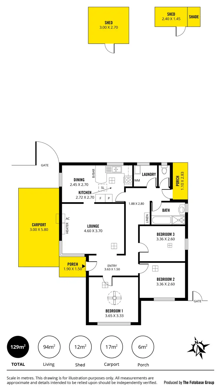 Floorplan of Homely house listing, 34A Arnold Drive, Hackham SA 5163