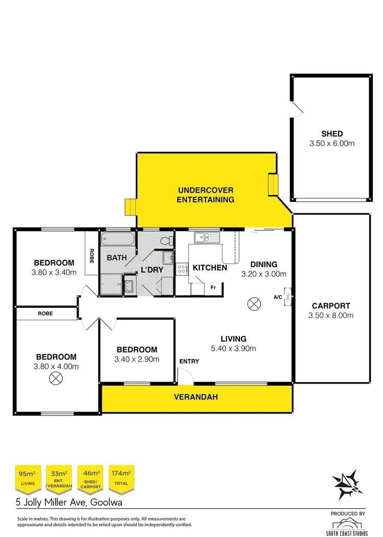 Floorplan of Homely house listing, 5 Jolly Miller Avenue, Goolwa SA 5214