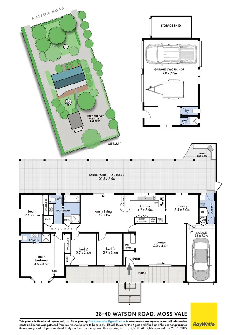 Floorplan of Homely house listing, 38-40 Watson Road, Moss Vale NSW 2577