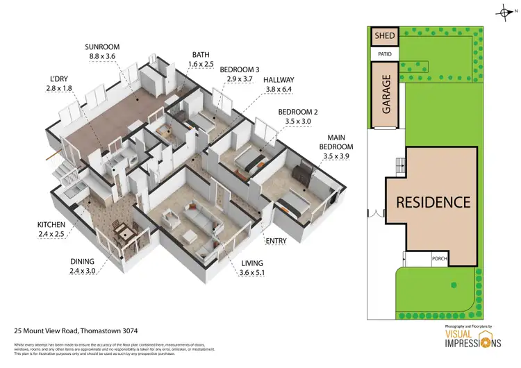 Floorplan of Homely house listing, 25 Mount View Road, Thomastown VIC 3074