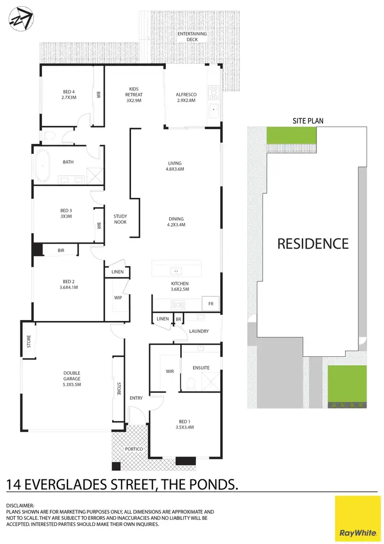 Floorplan of Homely house listing, 14 Everglades Street, The Ponds NSW 2769