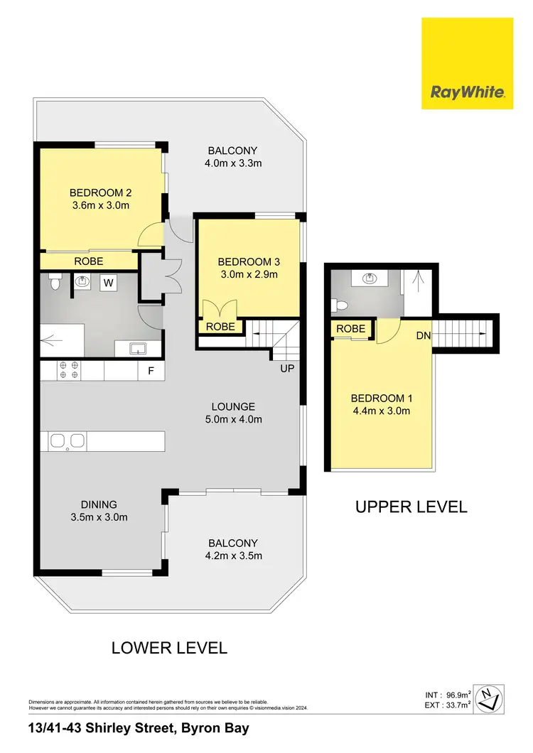 Floorplan of Homely apartment listing, 13/41-43 Shirley Street, Byron Bay NSW 2481