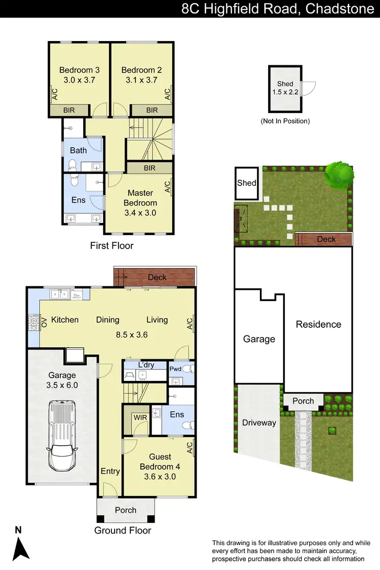 Floorplan of Homely townhouse listing, 8C Highfield Road, Chadstone VIC 3148