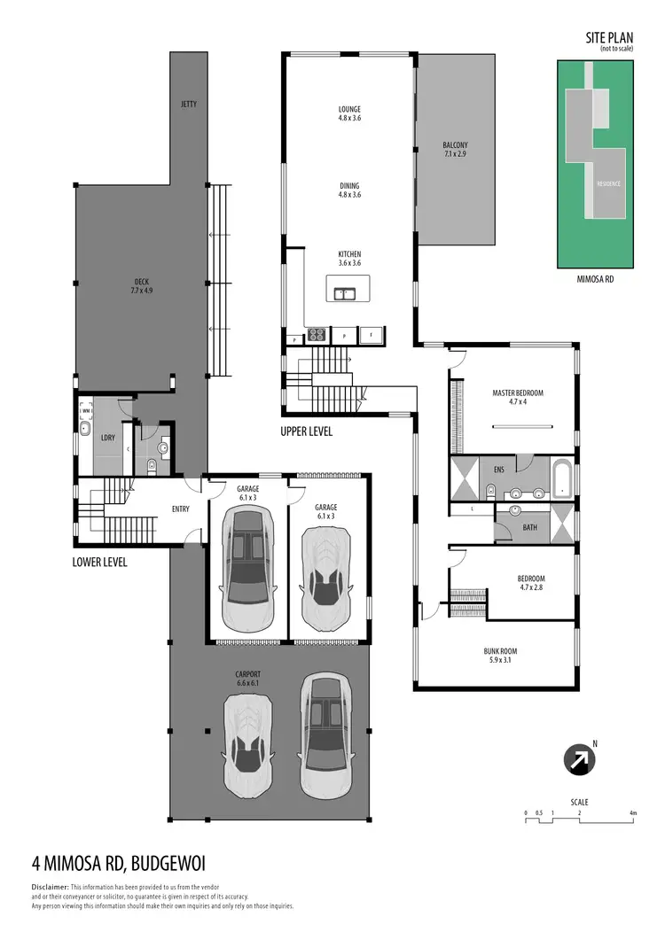 Floorplan of Homely house listing, 4 Mimosa Road, Budgewoi NSW 2262