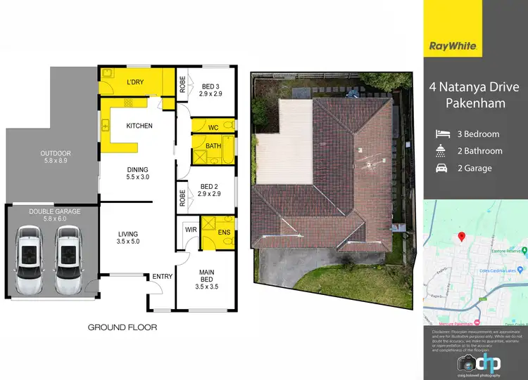 Floorplan of Homely house listing, 4 Natanya Drive, Pakenham VIC 3810