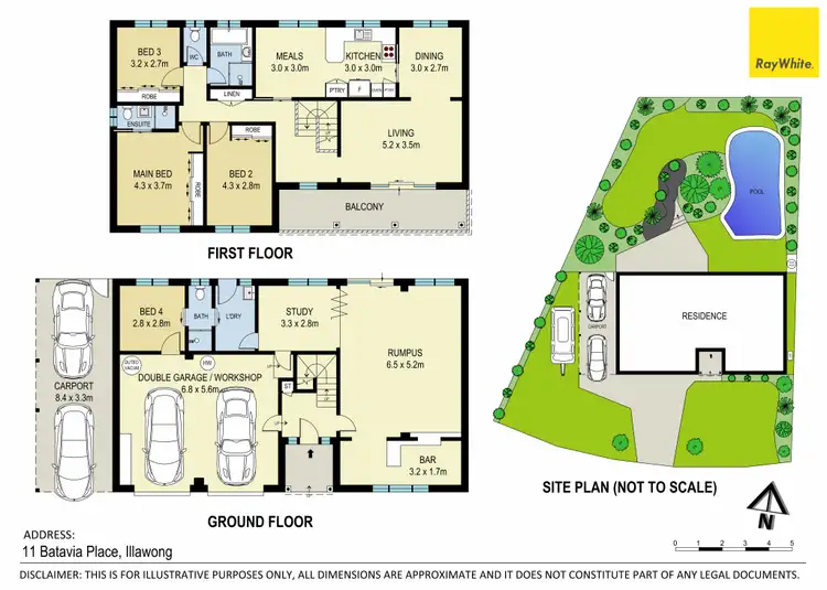 Floorplan of Homely house listing, 11 Batavia Place, Illawong NSW 2234