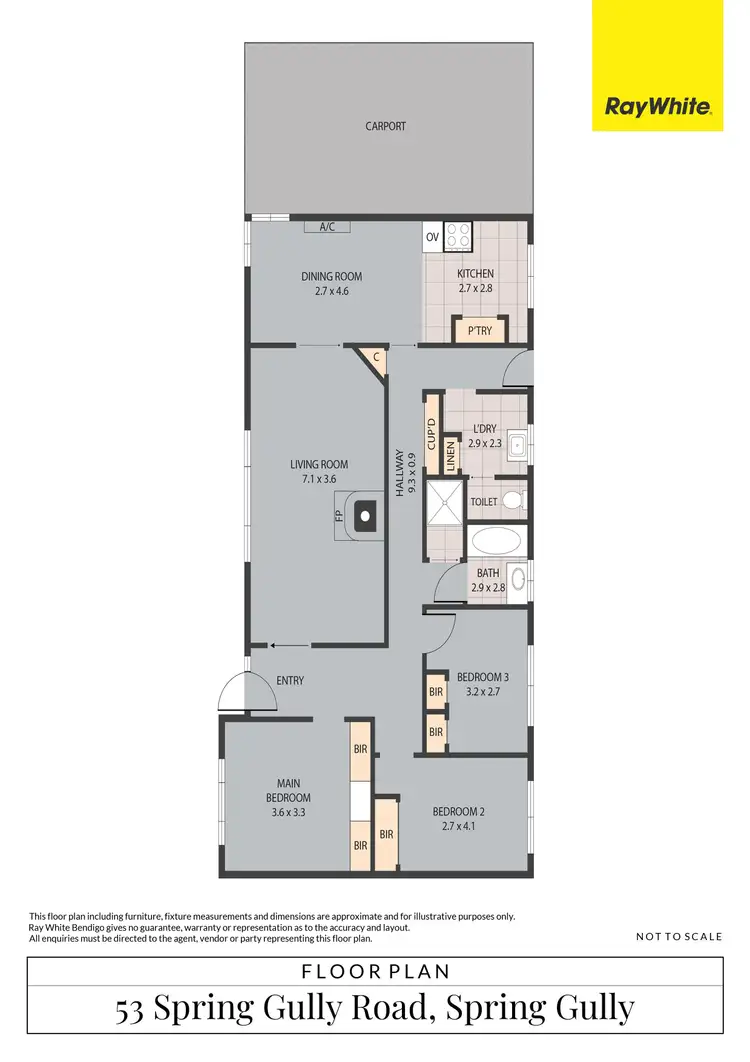 Floorplan of Homely house listing, 53 Spring Gully Road, Spring Gully VIC 3550