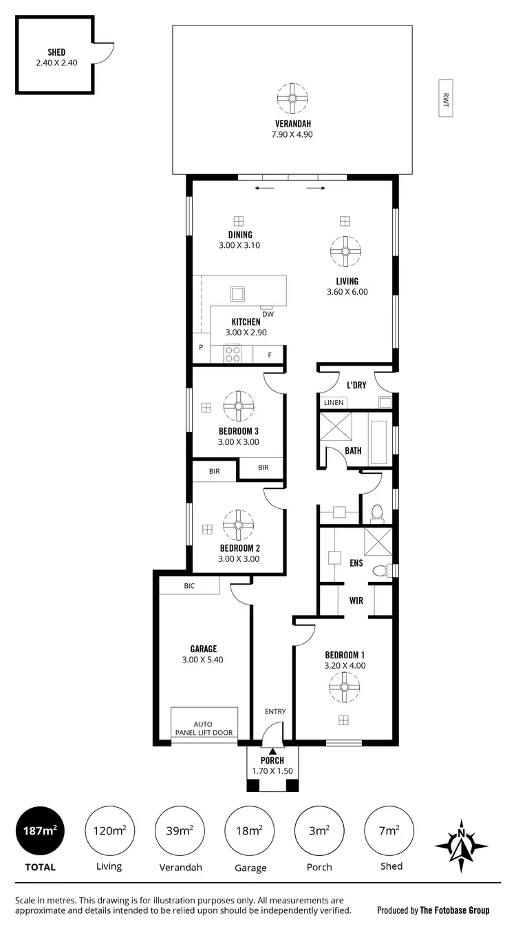 Floorplan of Homely house listing, 16B Marvin Avenue, Gilles Plains SA 5086