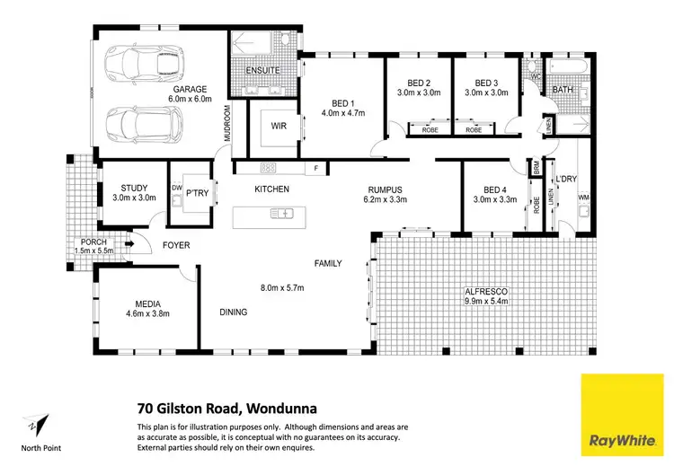 Floorplan of Homely house listing, 70 Gilston Road, Wondunna QLD 4655