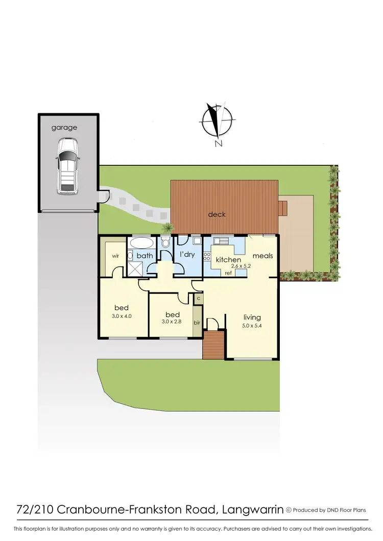 Floorplan of Homely unit listing, 72/210 Cranbourne-Frankston Road, Langwarrin VIC 3910