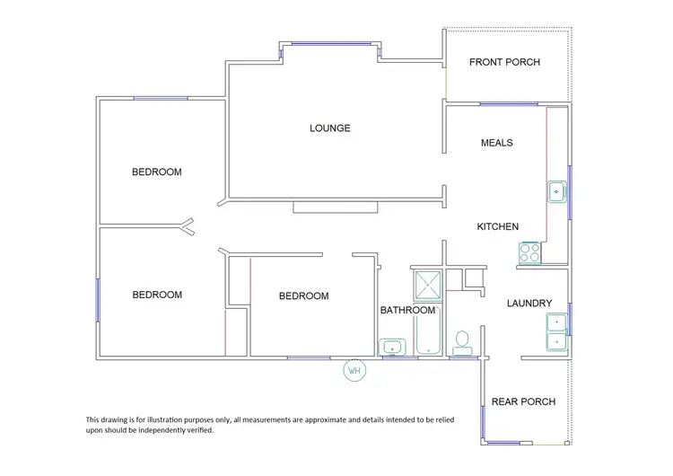 Floorplan of Homely house listing, 8 Jervois Street, Bordertown SA 5268