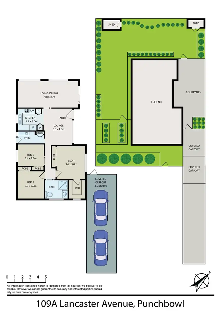 Floorplan of Homely house listing, 109A Lancaster Avenue, Punchbowl NSW 2196