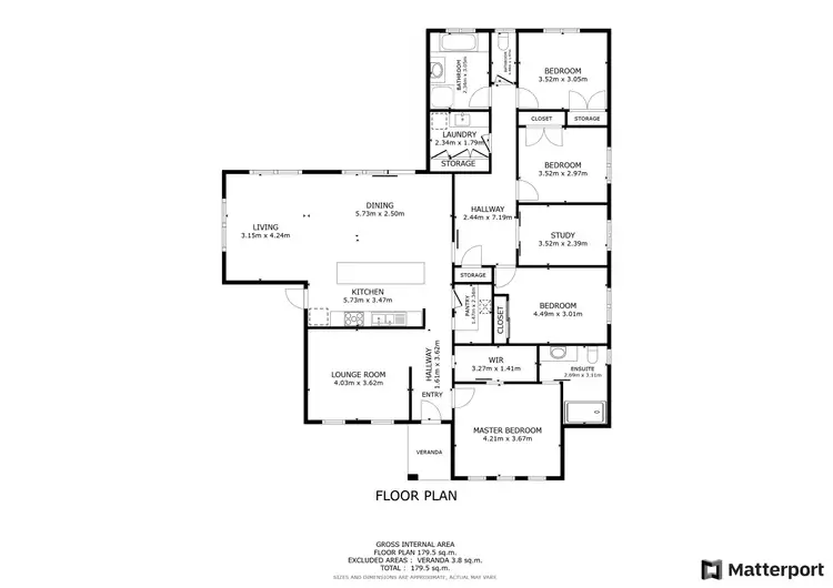 Floorplan of Homely house listing, 12 Sandalwood Avenue, Swan Hill VIC 3585