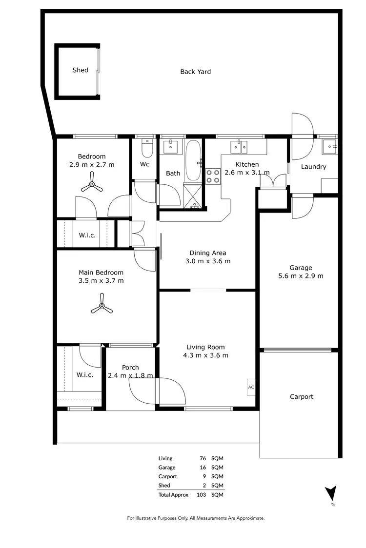 Floorplan of Homely unit listing, 18 Connaught Street, Grange SA 5022