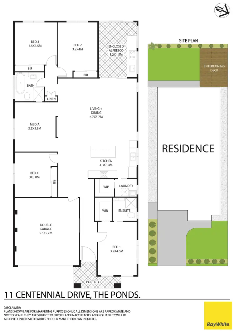 Floorplan of Homely house listing, 11 Centennial Drive, The Ponds NSW 2769