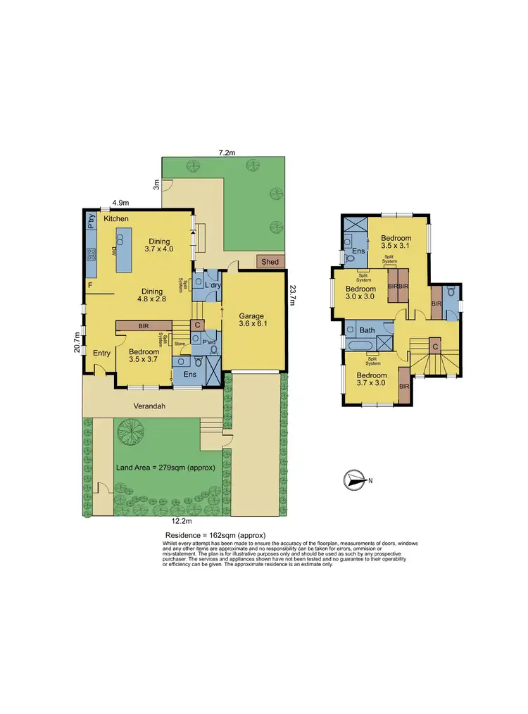 Floorplan of Homely townhouse listing, 1/15 Cornfield Grove, Box Hill South VIC 3128