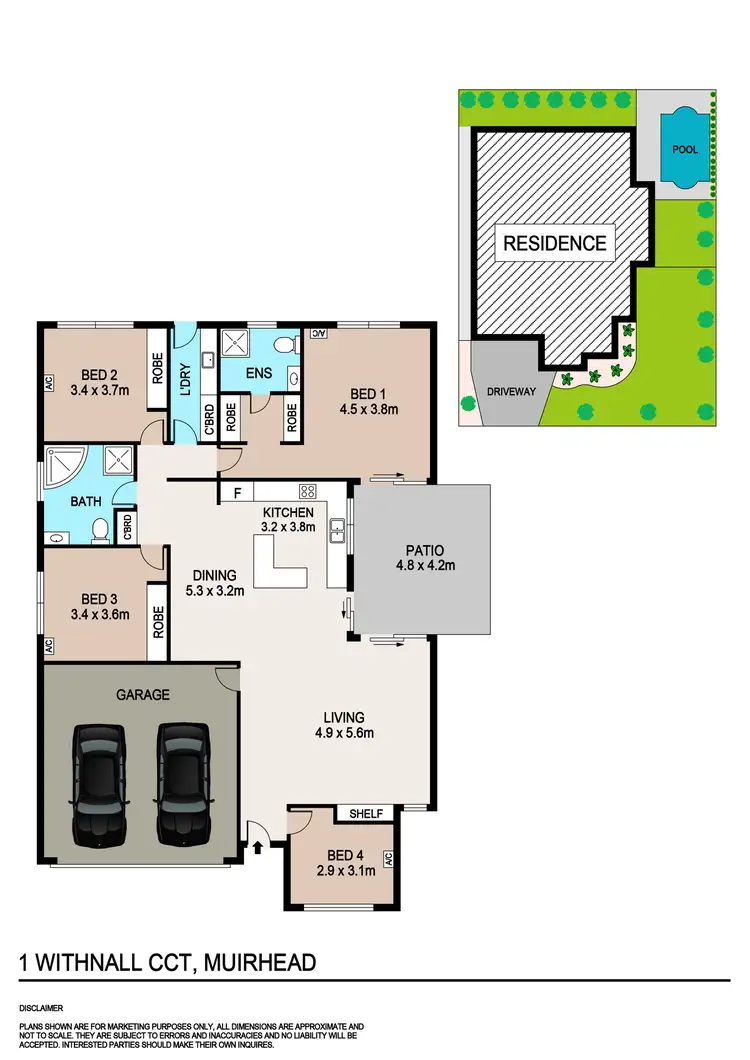 Floorplan of Homely house listing, 1 Withnall Circuit, Muirhead NT 810