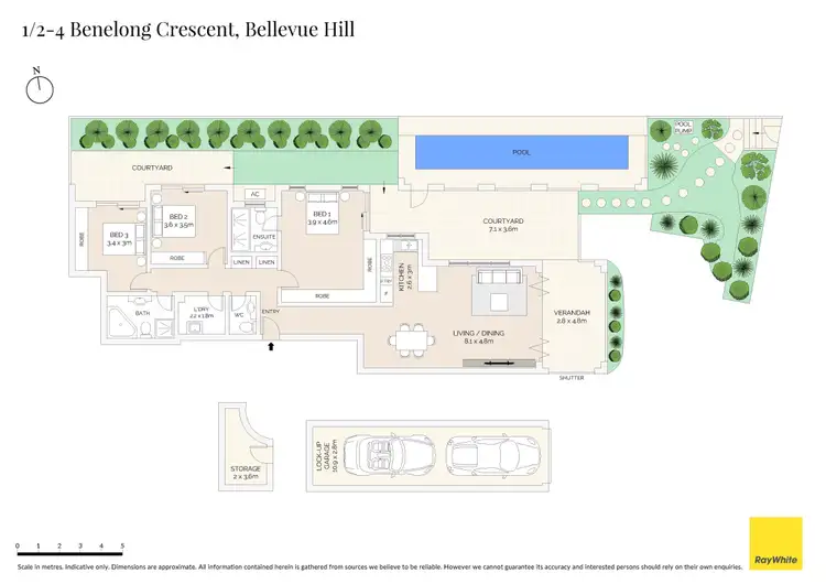 Floorplan of Homely apartment listing, 1/2-4 Benelong Crescent, Bellevue Hill NSW 2023