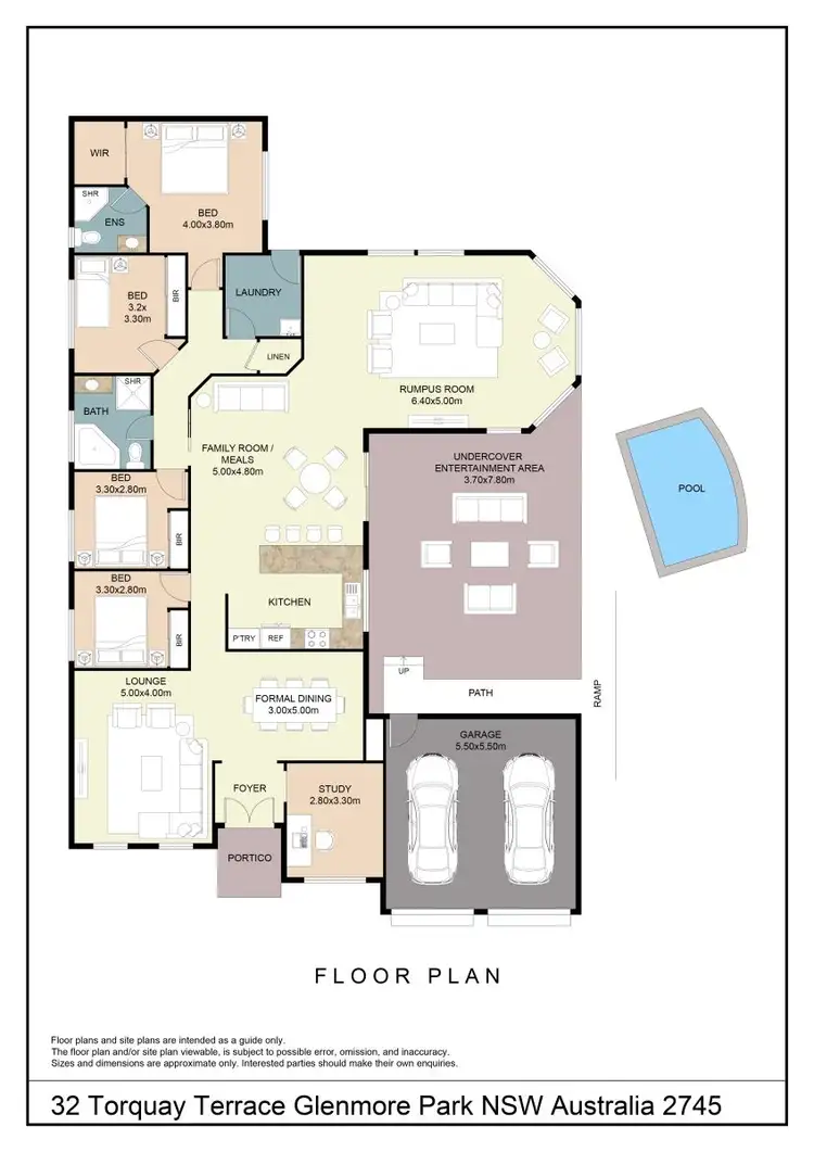 Floorplan of Homely house listing, 32 Torquay Terrace, Glenmore Park NSW 2745