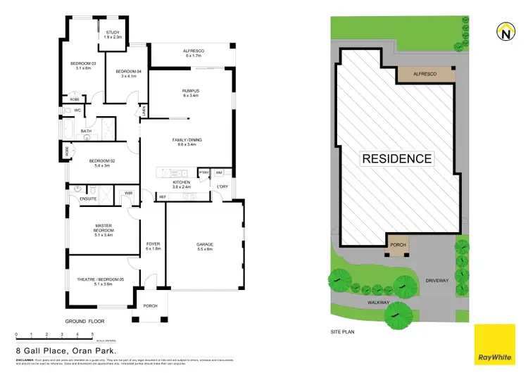 Floorplan of Homely house listing, 8 Gall Place, Oran Park NSW 2570