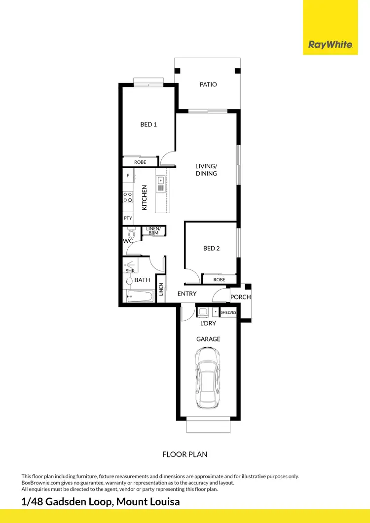 Floorplan of Homely house listing, 1/48 Gadsden Loop, Mount Louisa QLD 4814