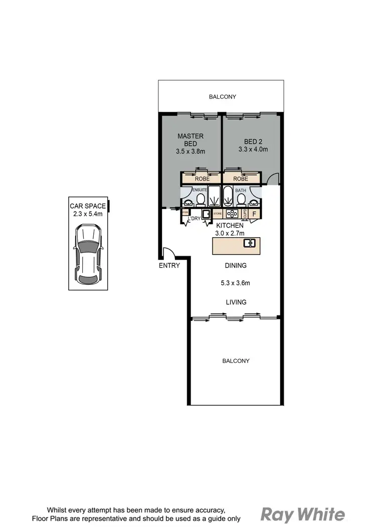 Floorplan of Homely apartment listing, 19/5 Alexandra Street, Paddington QLD 4064