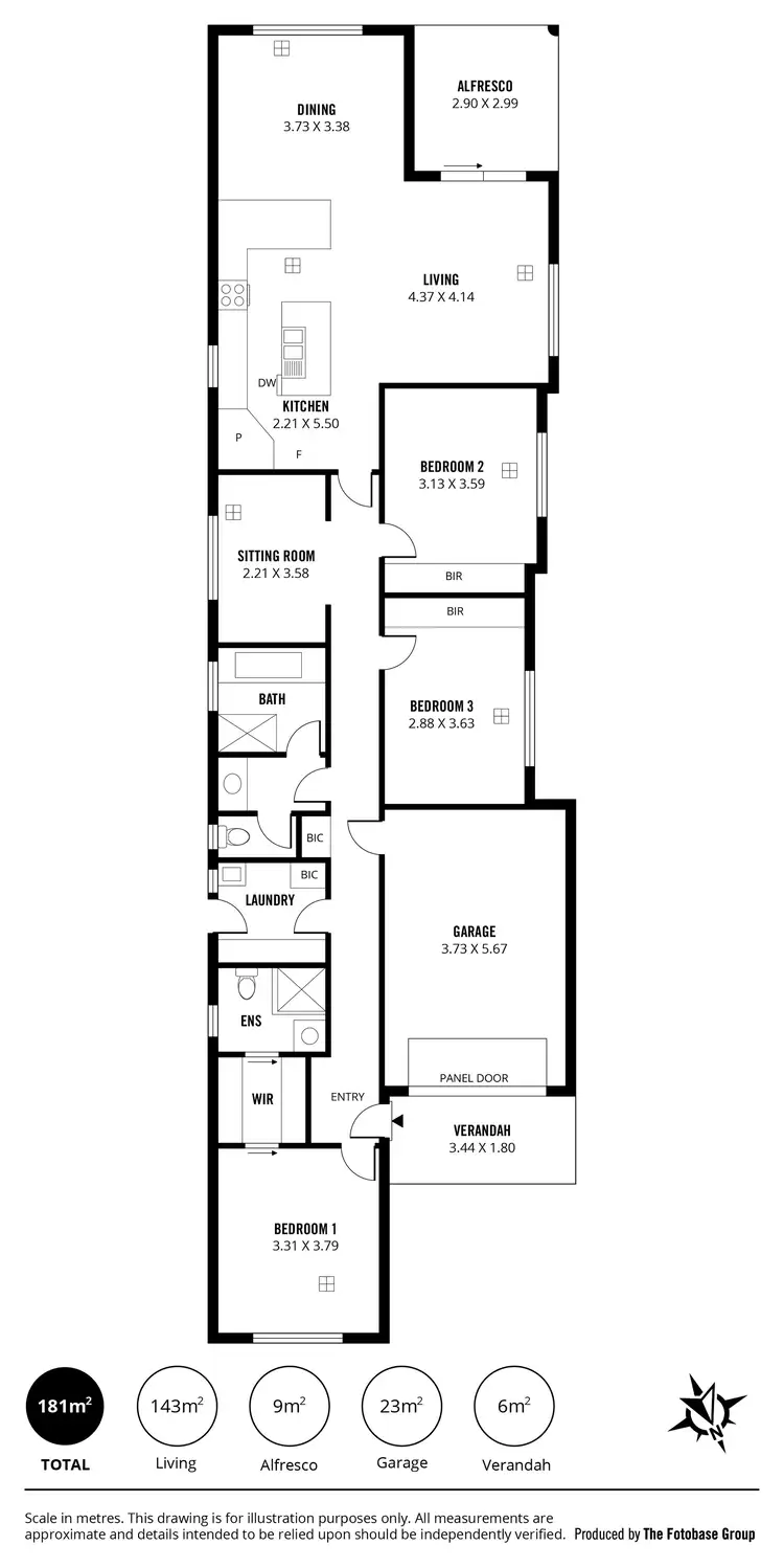 Floorplan of Homely house listing, 36 Clearview Crescent, Clearview SA 5085