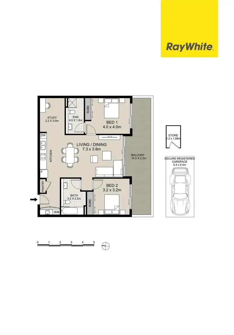 Floorplan of Homely apartment listing, 1210/13 Angas Street, Meadowbank NSW 2114