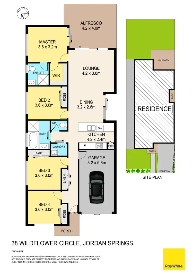 Floorplan of Homely house listing, 38 Wildflower Circle, Jordan Springs NSW 2747