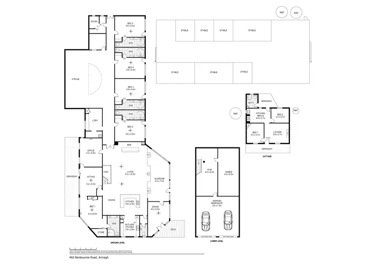 Floorplan of Homely rural property listing, 460 Benbournie Road, Armagh SA 5453